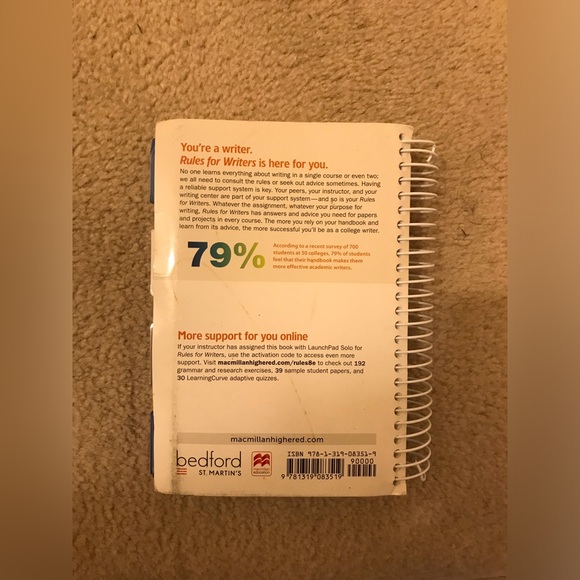 Rules for Writers with 2016 MLA Update 8th Edition by Diana Hacker & Nancy Somme - Picture 2 of 2